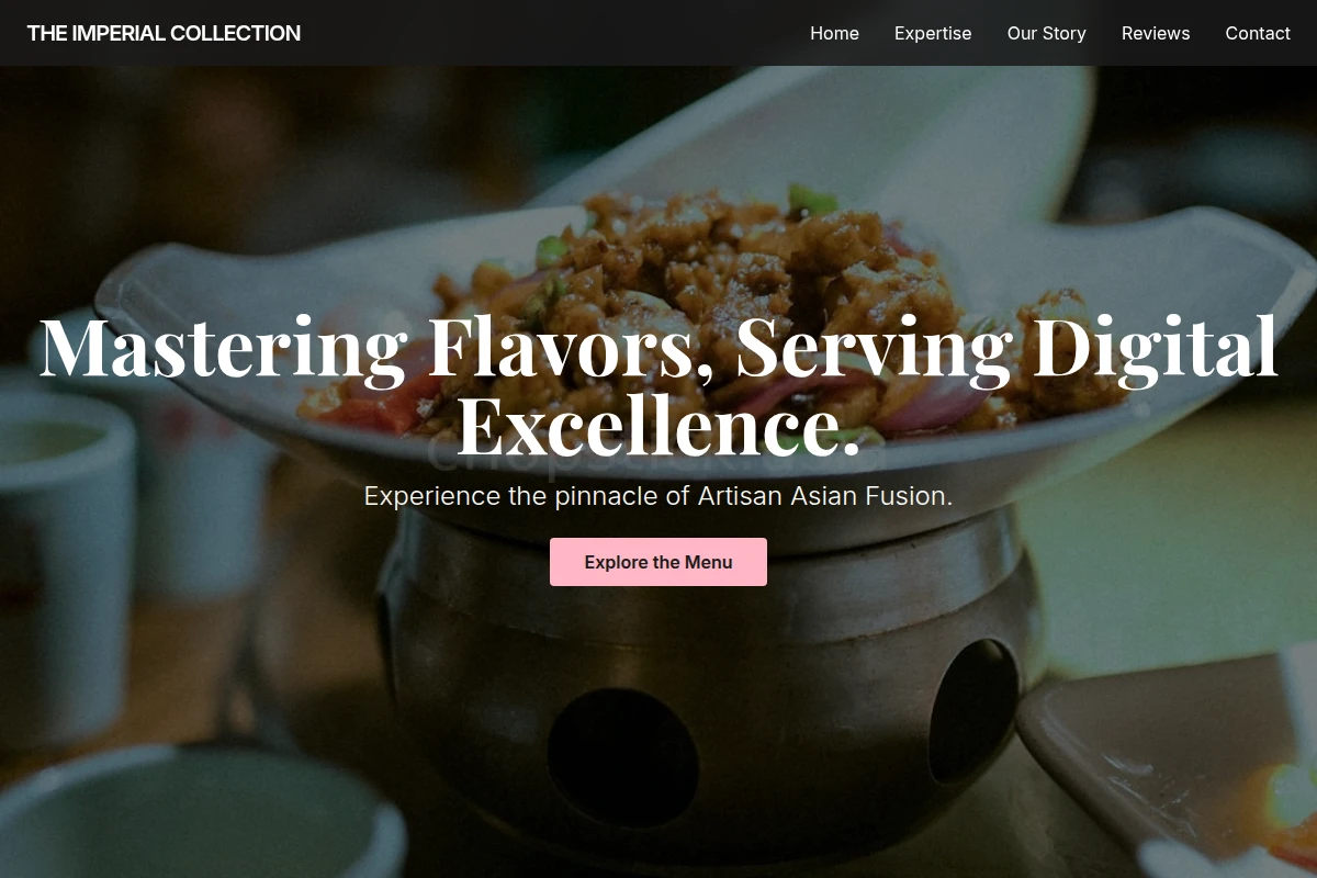 Artisan Asian Fusion Food