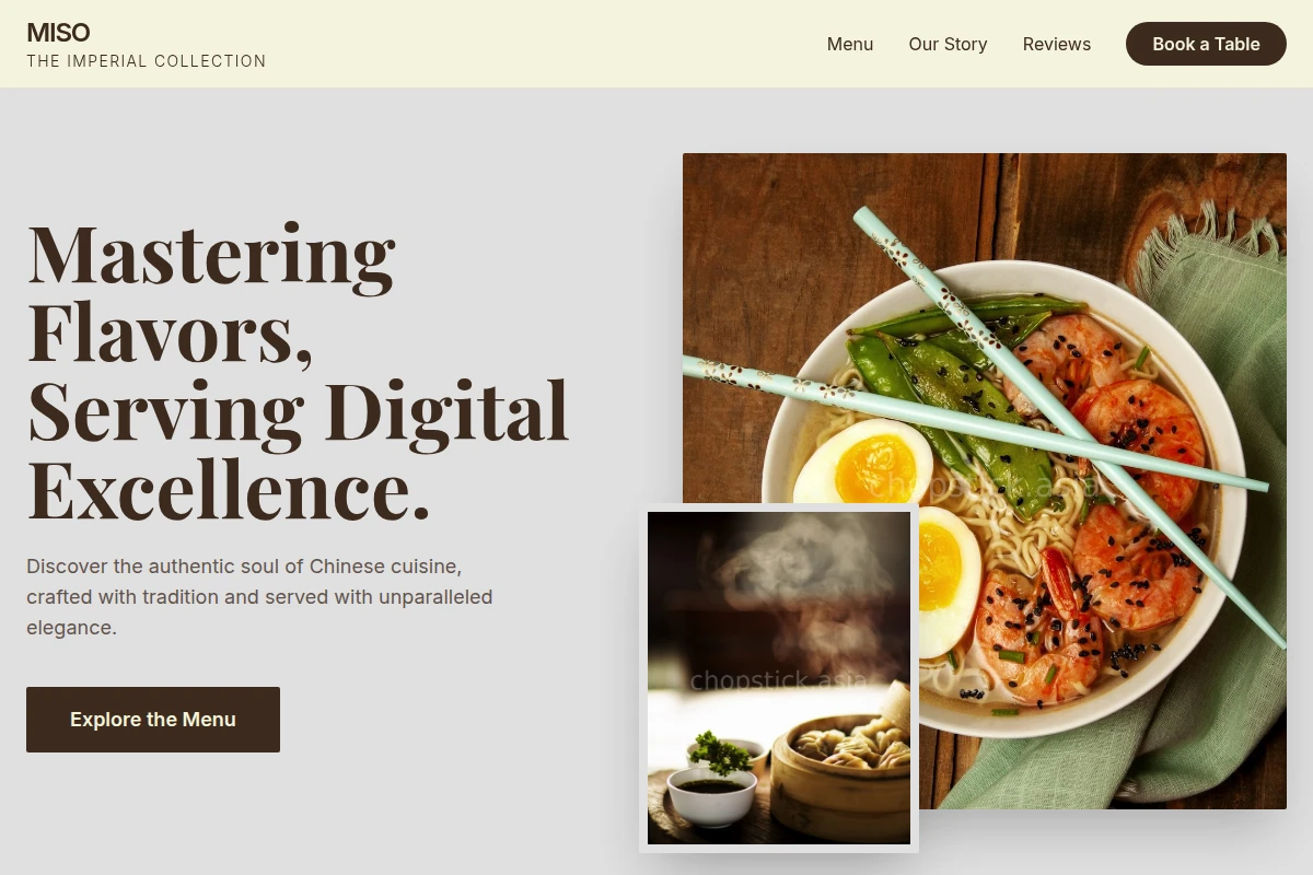 Miso Chinese Food